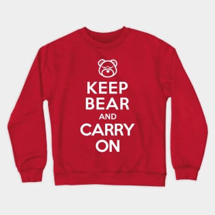 Keep Bear and Carry On Crewneck Sweatshirt